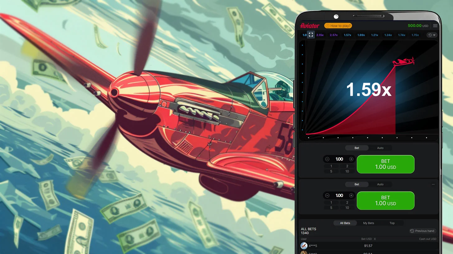 Aviator game on Mobile